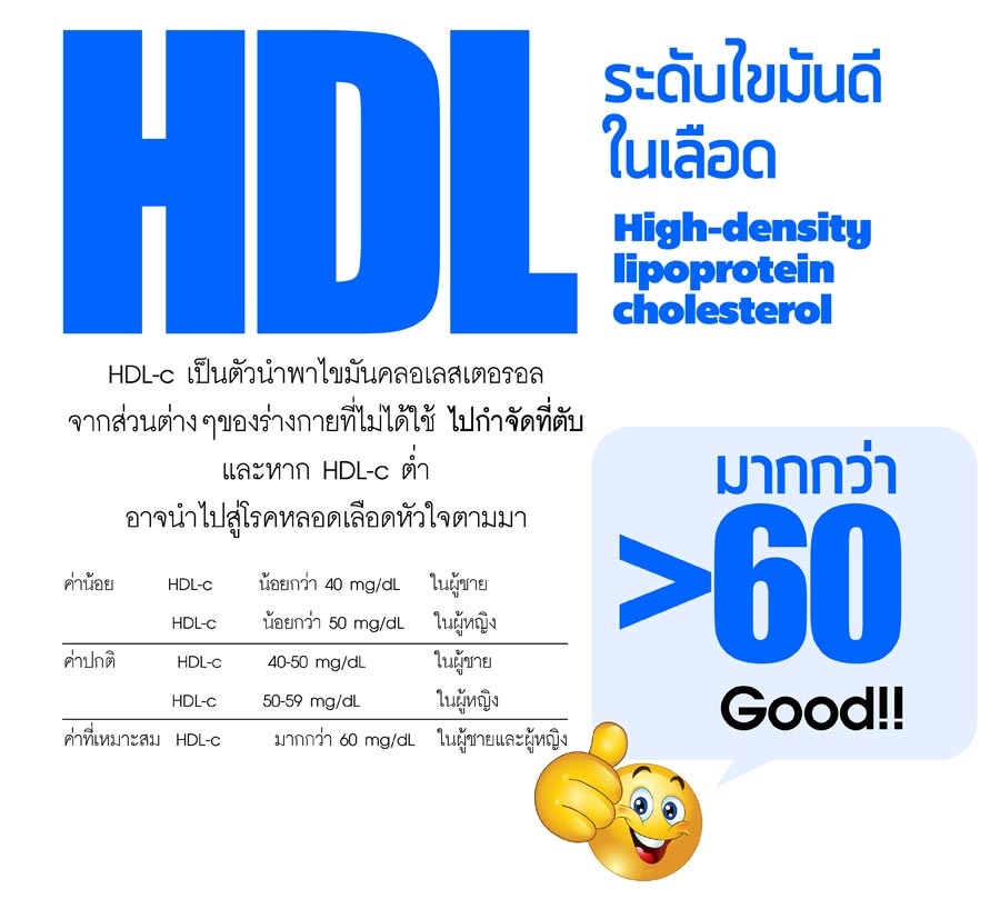 เครื่องมือในการคำนวณระดับไขมันดีในเลือด (HDL)